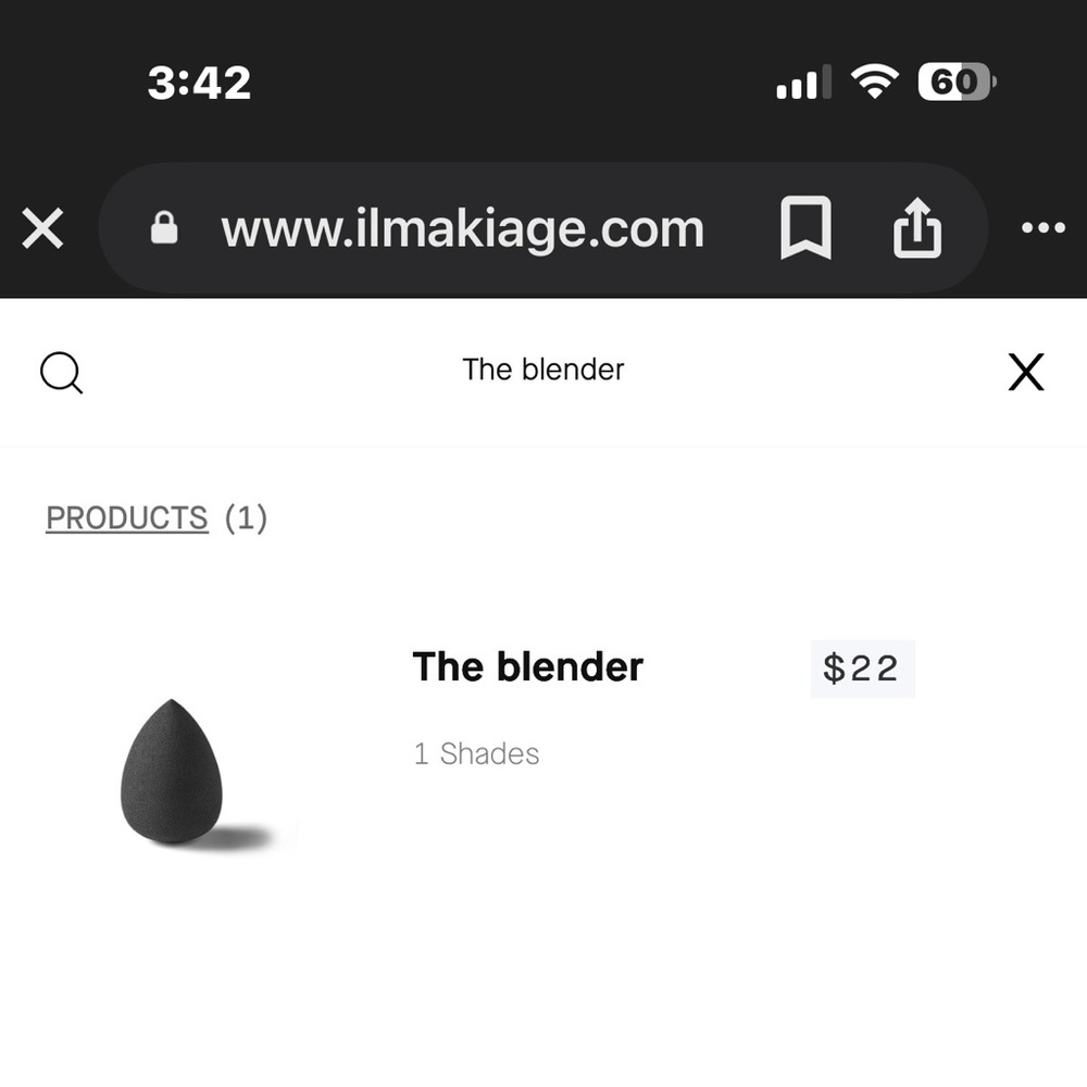 Black Makeup Sponge Blender